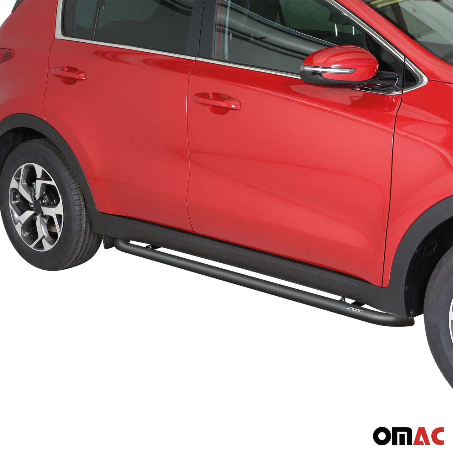 Praguri/praguri laterale din oțel pentru Kia Sportage 2016-2020, negre