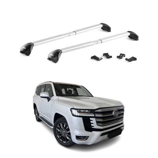 Portbagaj de plafon pentru Toyota Land Cruiser J250 2023-2025 100kg aluminiu ABE gri