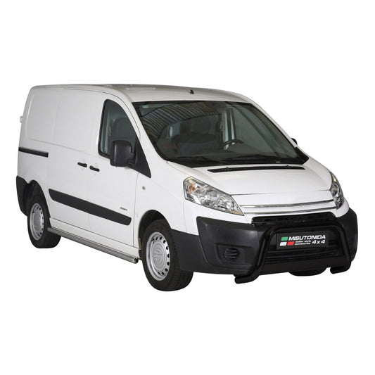 Bară de protecție/buton față pentru Citroen Jumper 2006-2013, ø63mm, oțel, negru