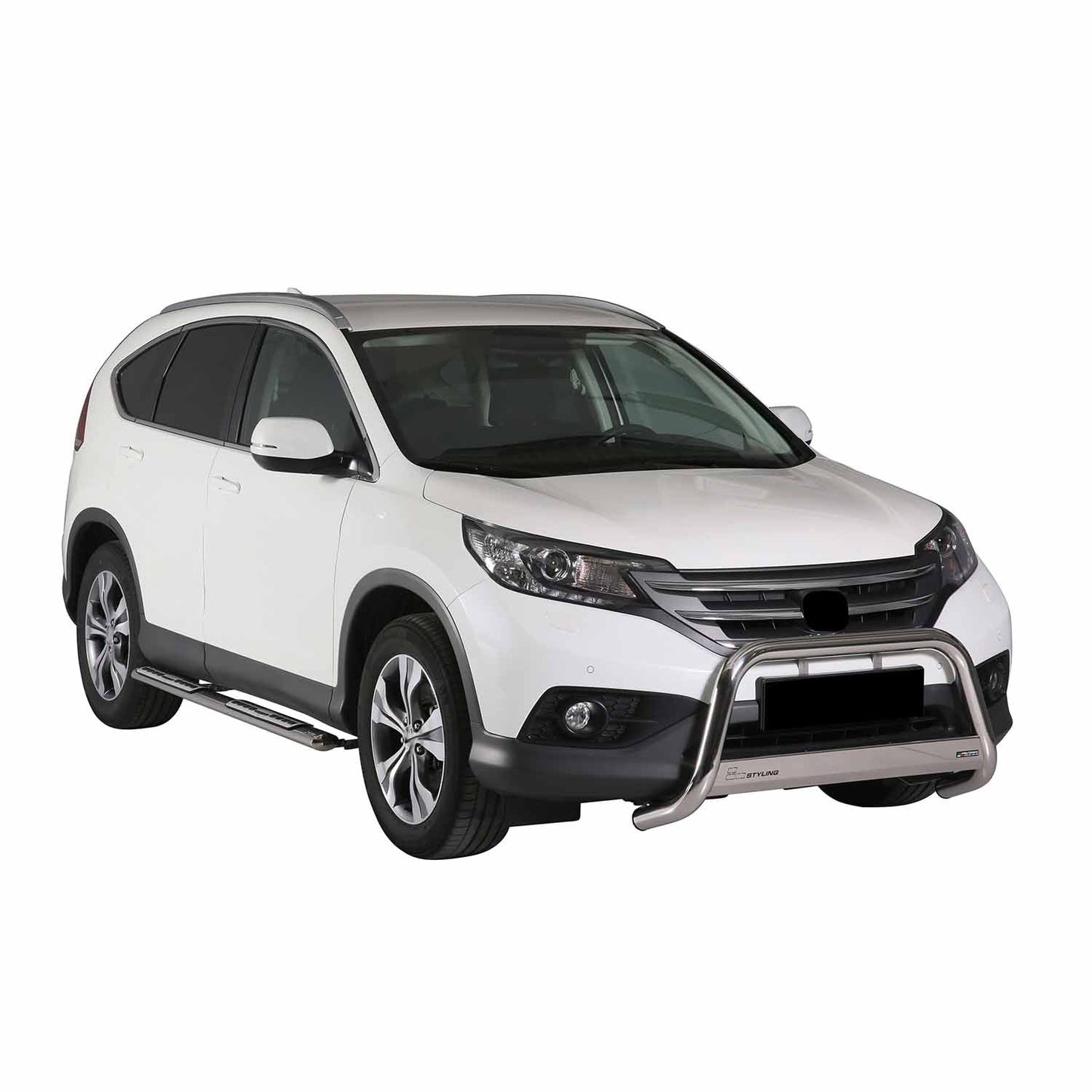 Edelstahl Seitenschweller Schwellerrohre für Honda CR-V 2012-2015 Silber