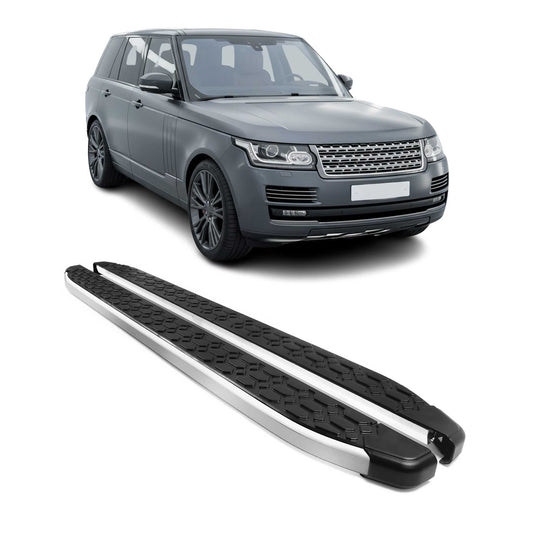Alu Trittbretter Schweller für Land Rover Range Rover L405 2012-2025 Schwarz