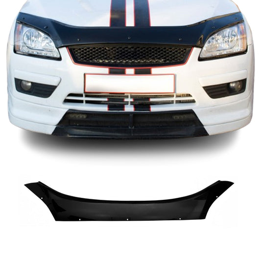 Motorhaube Deflektor Insekten Steinschlagschutz für Ford Focus 2004-2008 Dunkel