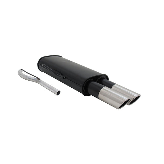 Novus Sportauspuff für VW Passat 35i 2x76mm SR-Design Endschalldämpfer mit ABE