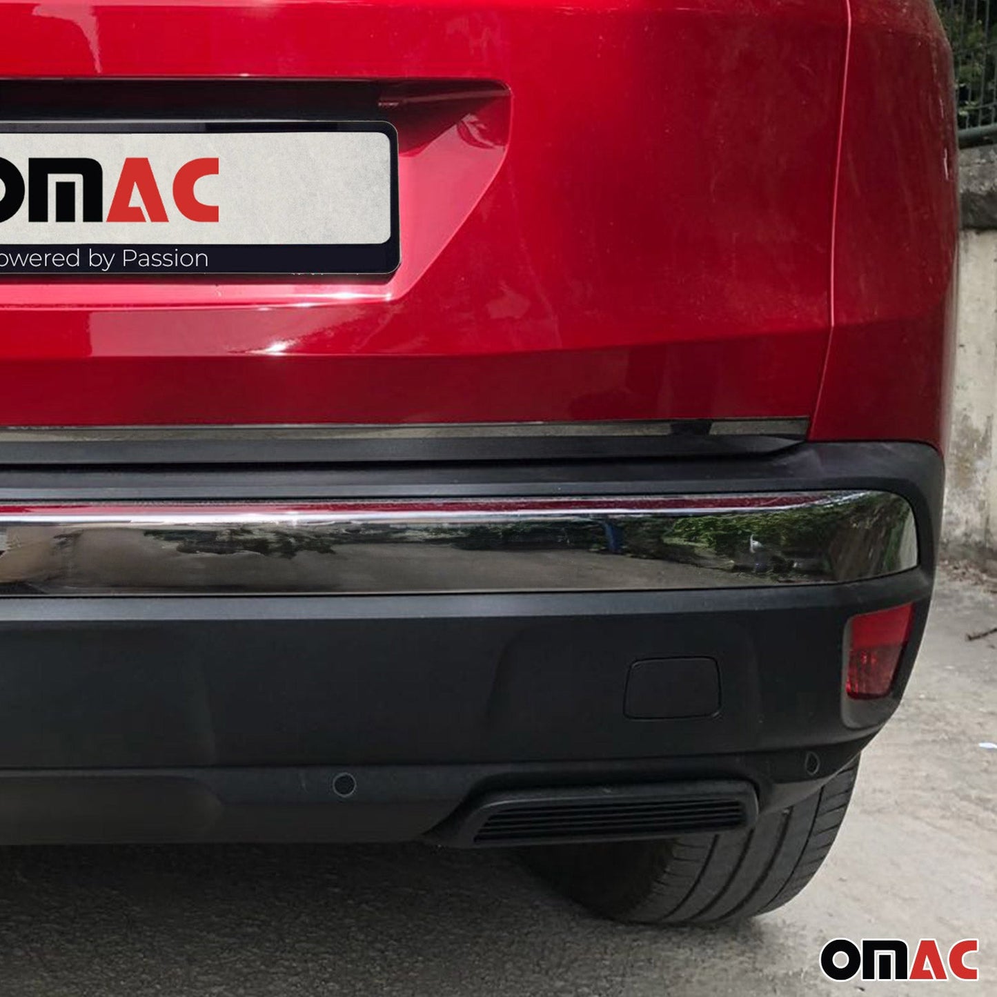 Kofferraumleiste Heckleiste für Peugeot 3008 2016-2025 Untere Edelstahl Dunkel