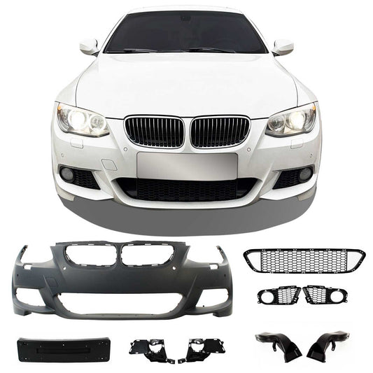 JOM Stoßstangen Kit & Seitenschweller für BMW E92/ E93 LCI 2010-2013 Schwarz