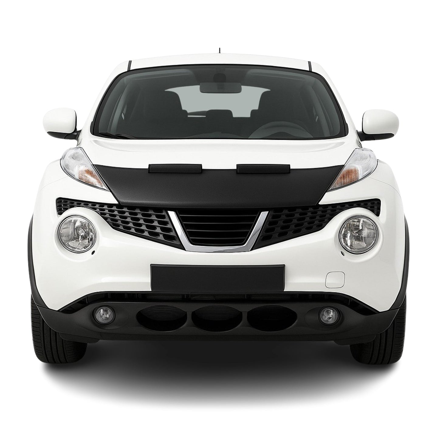 Protecție capotă anti-ciobituri pentru Nissan Juke 2010-2014, jumătate neagră