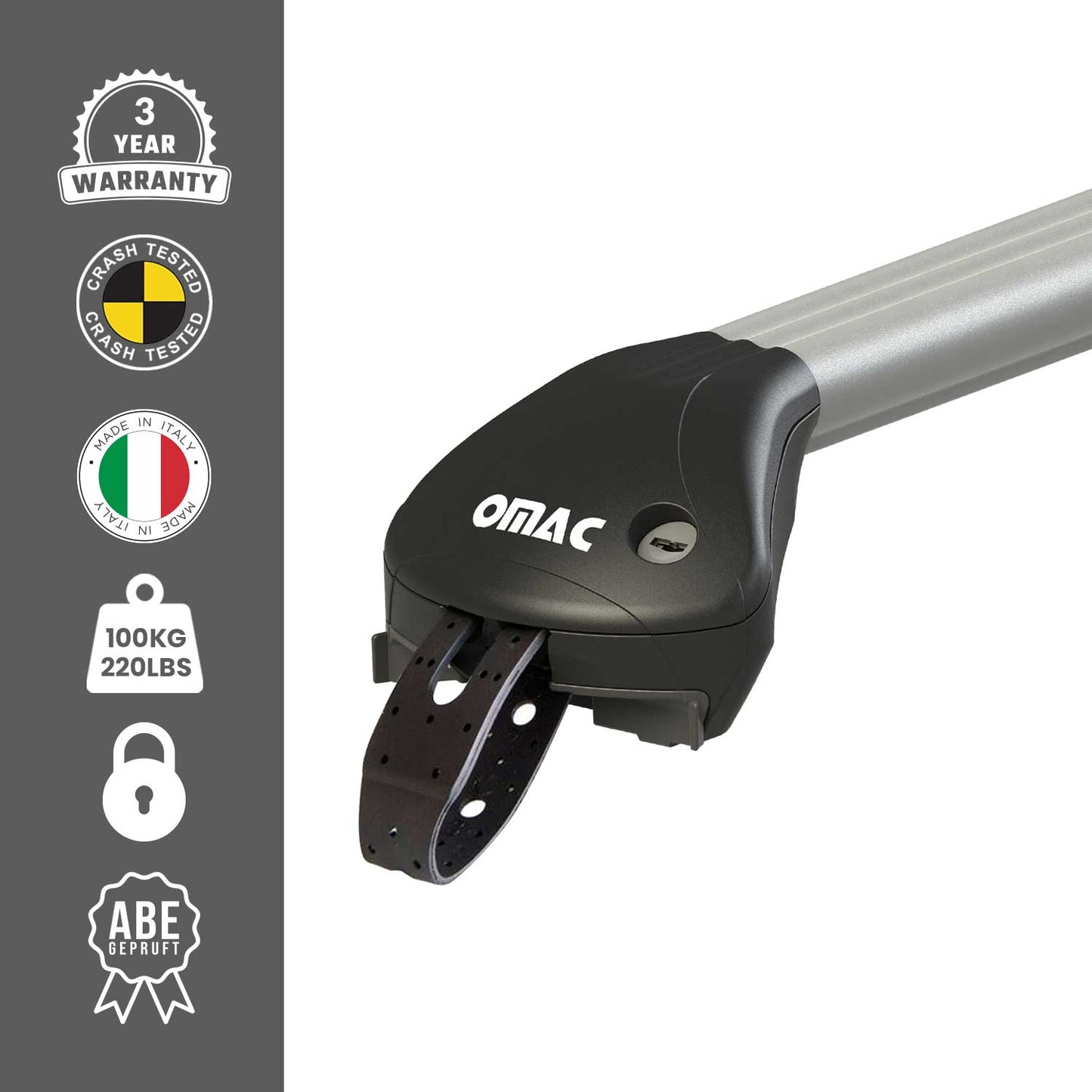 Dachträger Grundtäger für Audi A6 C6 Allroad 2006-2011 5tür 100kg Alu ABE Silber