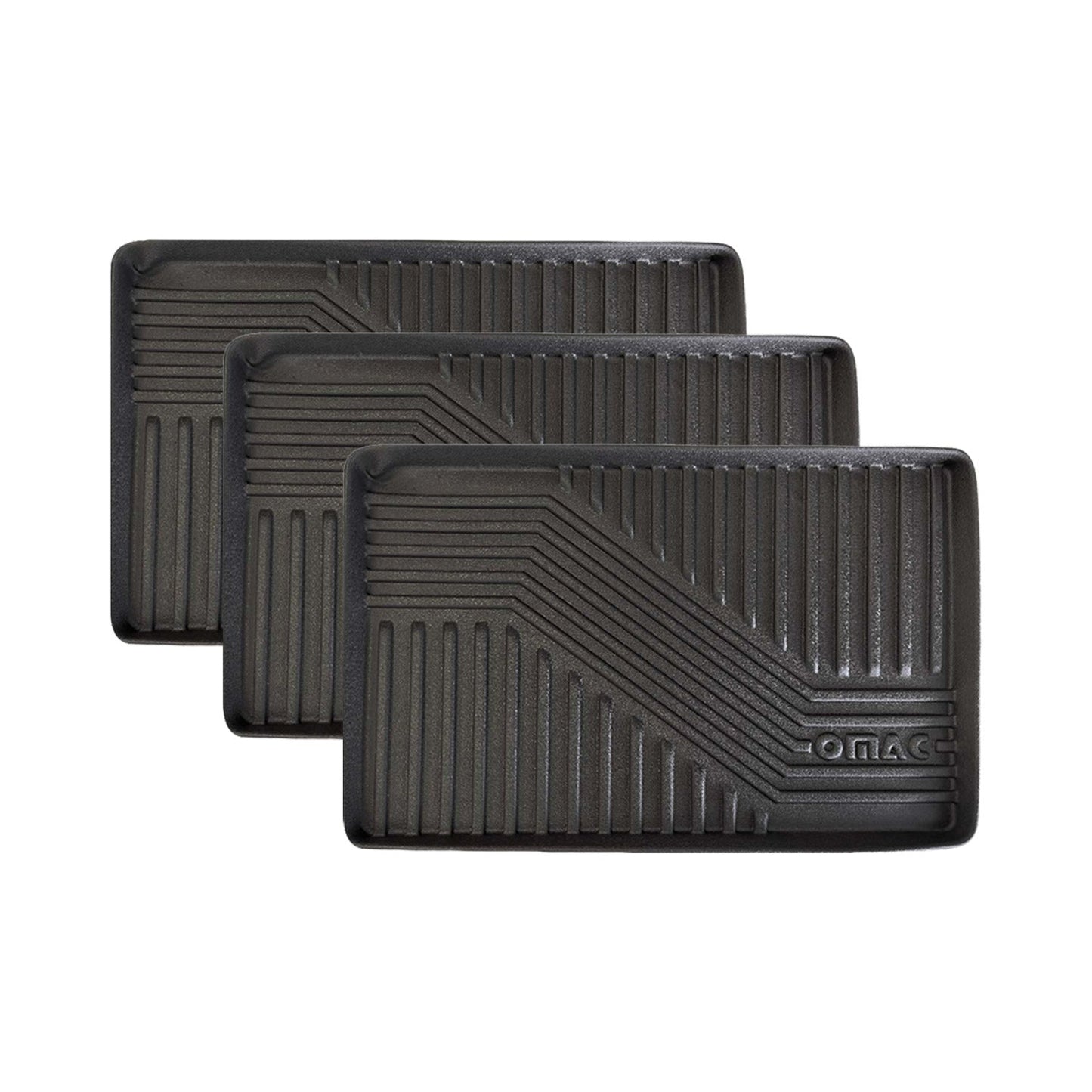 3x OMAC Schuhmatte Sauberlaufmatte Abtropfschale Napfunterlage 58x38cm Unterlage