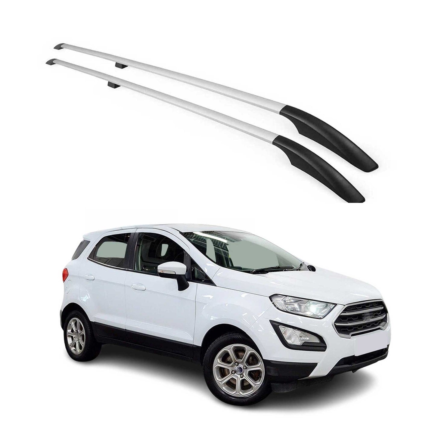 Dachreling Dachgepäckträger Relingträger für Ford Ecosport 2017-2024 Alu Silber