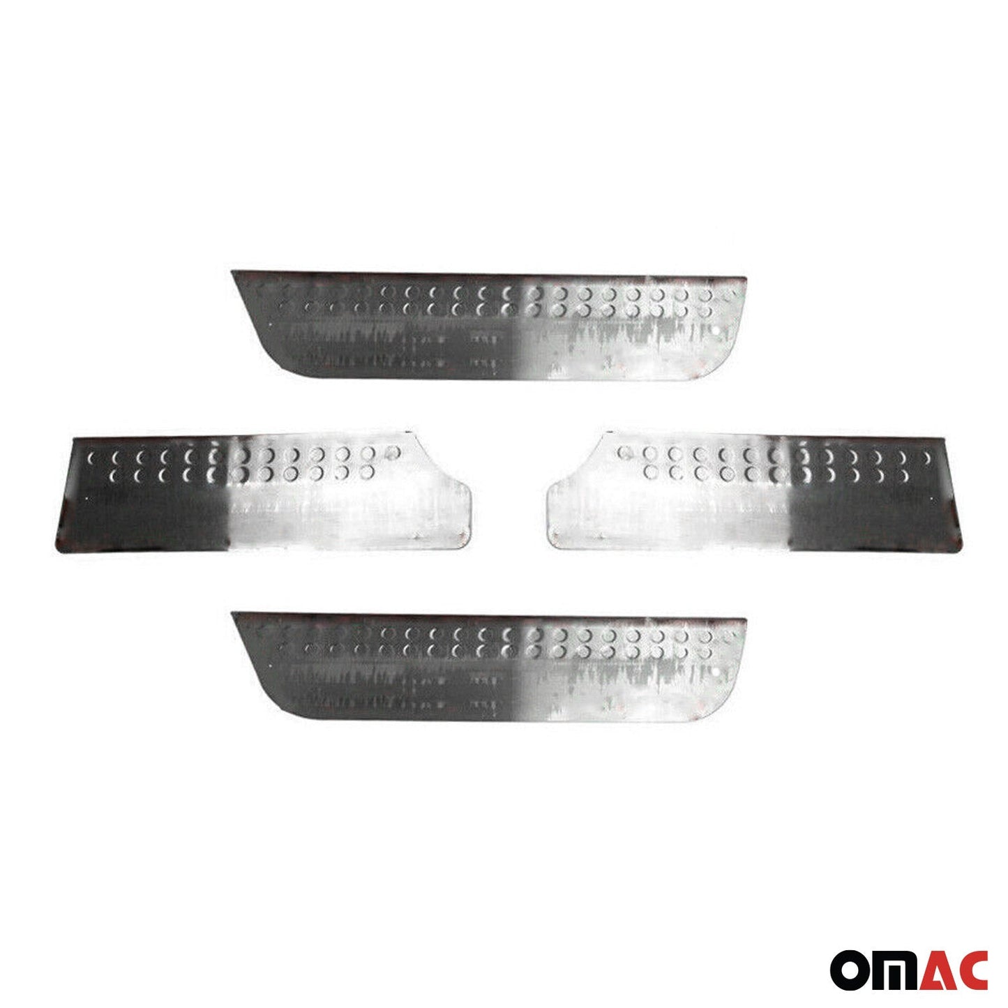 Ornamente prag ușă pentru VW Caravelle T4 1990-2003, oțel inoxidabil, argintiu, 3x