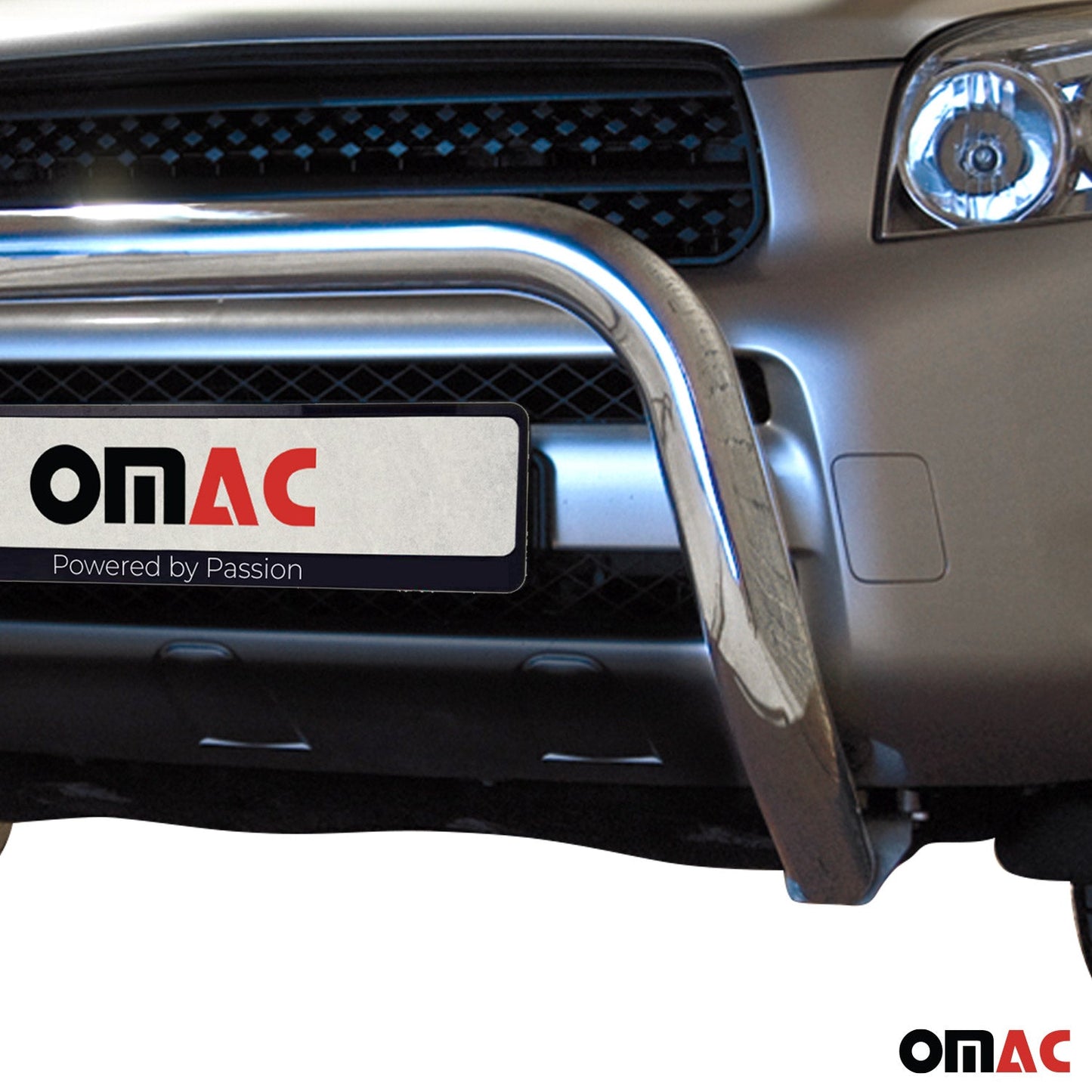 Stahl Frontbügel Frontschutzbügel für Toyota RAV4 2006-2010 mit ABE Silber