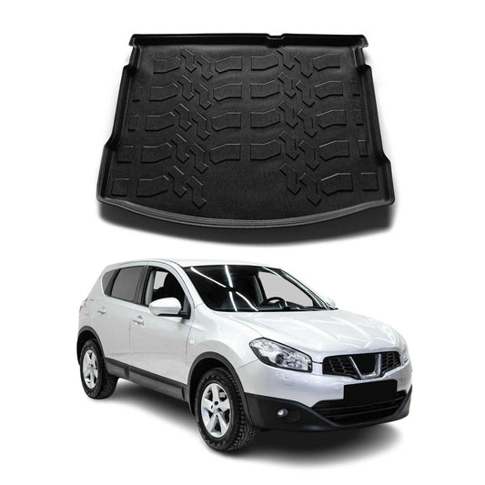 Protecție portbagaj/căptușeală marfă pentru Nissan Qashqai J10 2006-2014, cauciuc TPE, negru