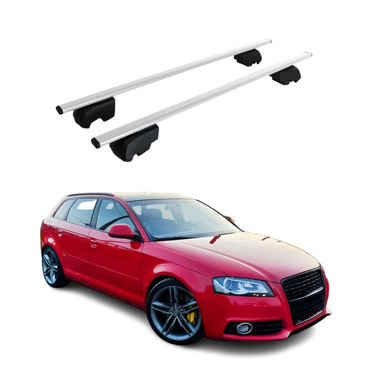 Dachträger Grundtäger für Audi A3 8PA Sportback 2005-2013 75kg Metall Silber 2x