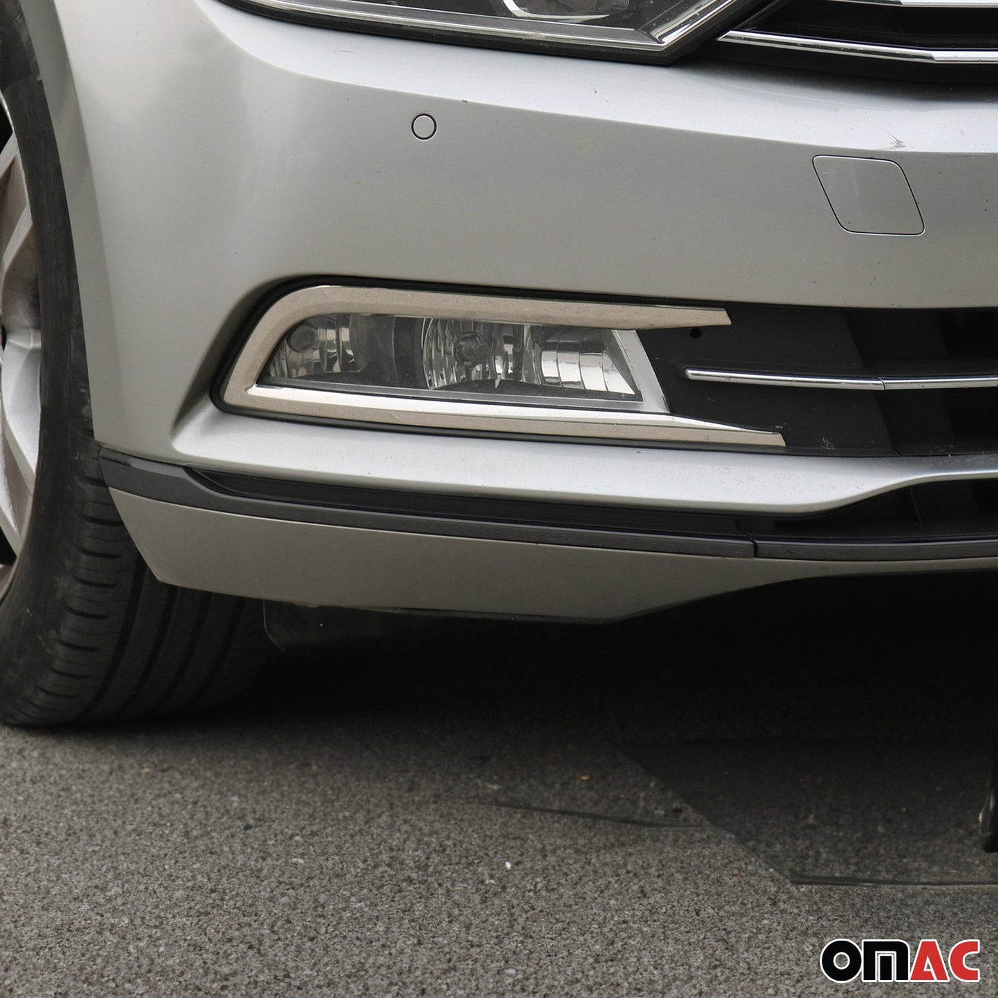 Kofferraumleiste Heckklappe Leiste für VW Passat 2014-2019 Edelstahl Dunkel 3tlg