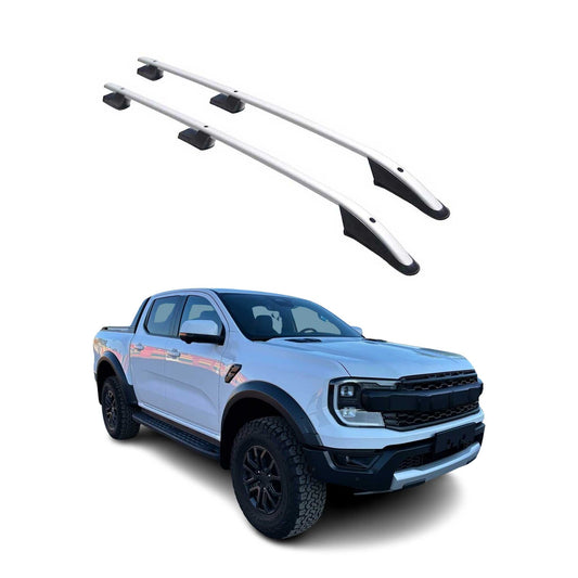 Dachreling Relingträger Aluminium für Ford Ranger PK 2022-2025 Alu Silber