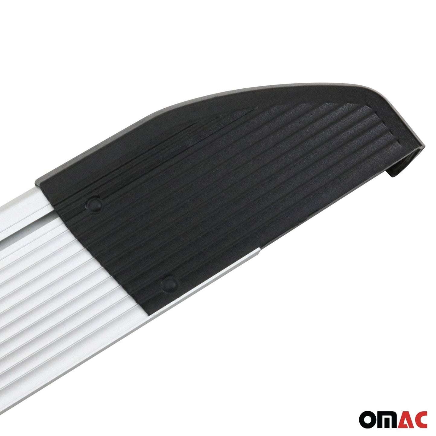 Praguri/praguri laterale pentru Ford Tourneo Custom 2023-2025 L2, aluminiu, gri, 2 bucăți