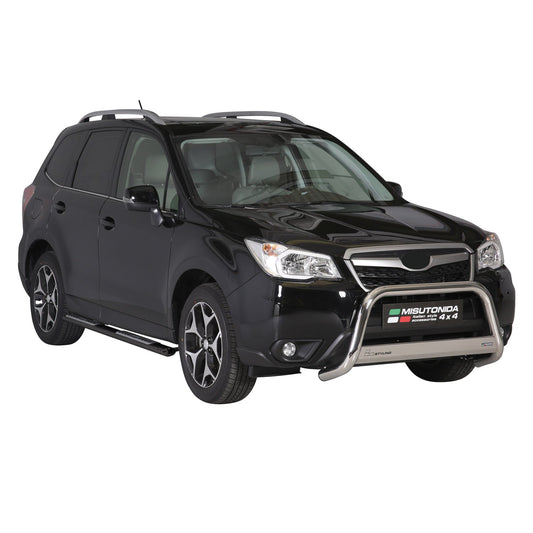 Praguri/praguri laterale din oțel inoxidabil pentru Subaru Forester 2013-2015, negre