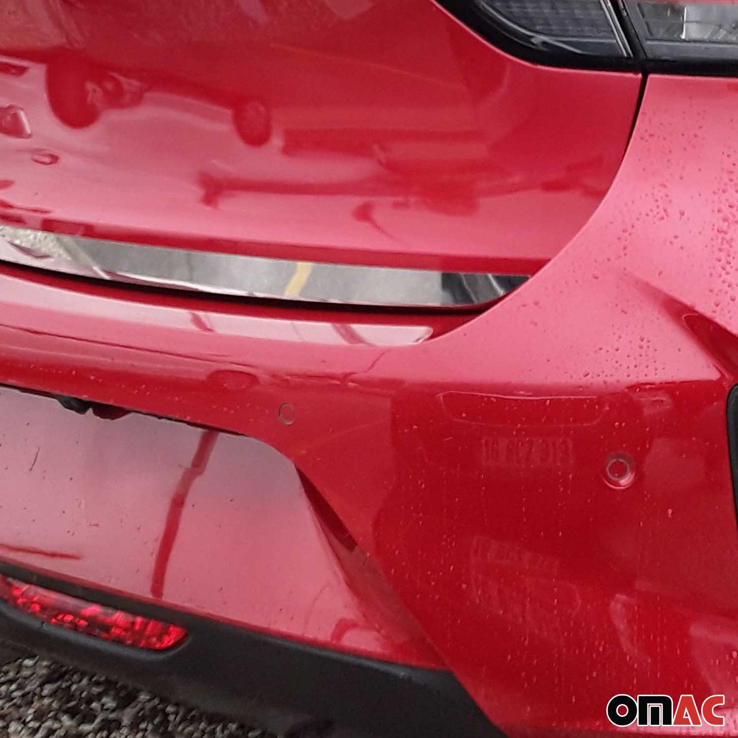 Ornamente prag portbagaj pentru Opel Corsa F 2020-2025, oțel inoxidabil cromat