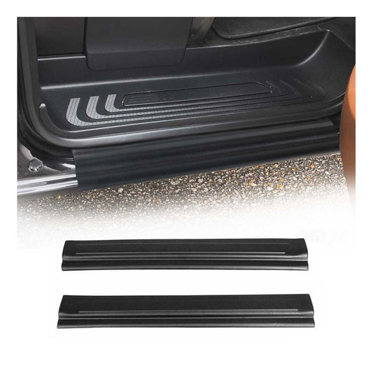Protecții prag ușă pentru Mercedes Vito W639 2003-2014, cauciuc, negru, 2x