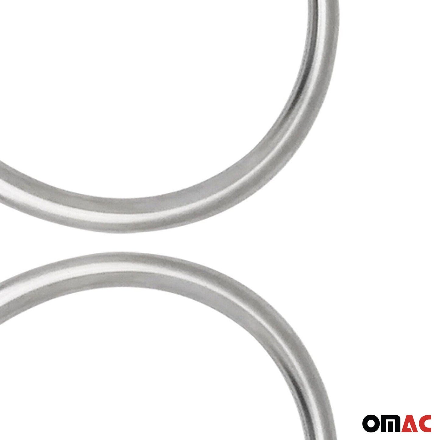 Tagfahrlicht Rahmen Schutz für Hyundai i10 2017-2019 Edelstahl Silber 2tlg