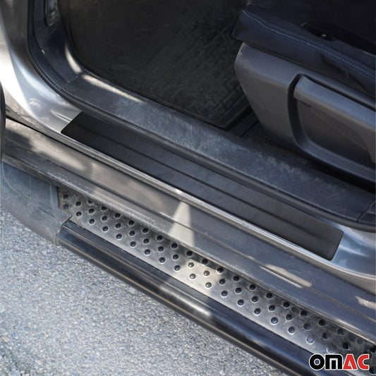 Protecții prag uși pentru Nissan X-Trail 2014-2017 ABS Negru set 4 piese