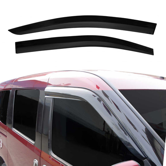 2x Windabweiser Regenabweiser für VW Caddy 2021-2025 Acryl Dunkel