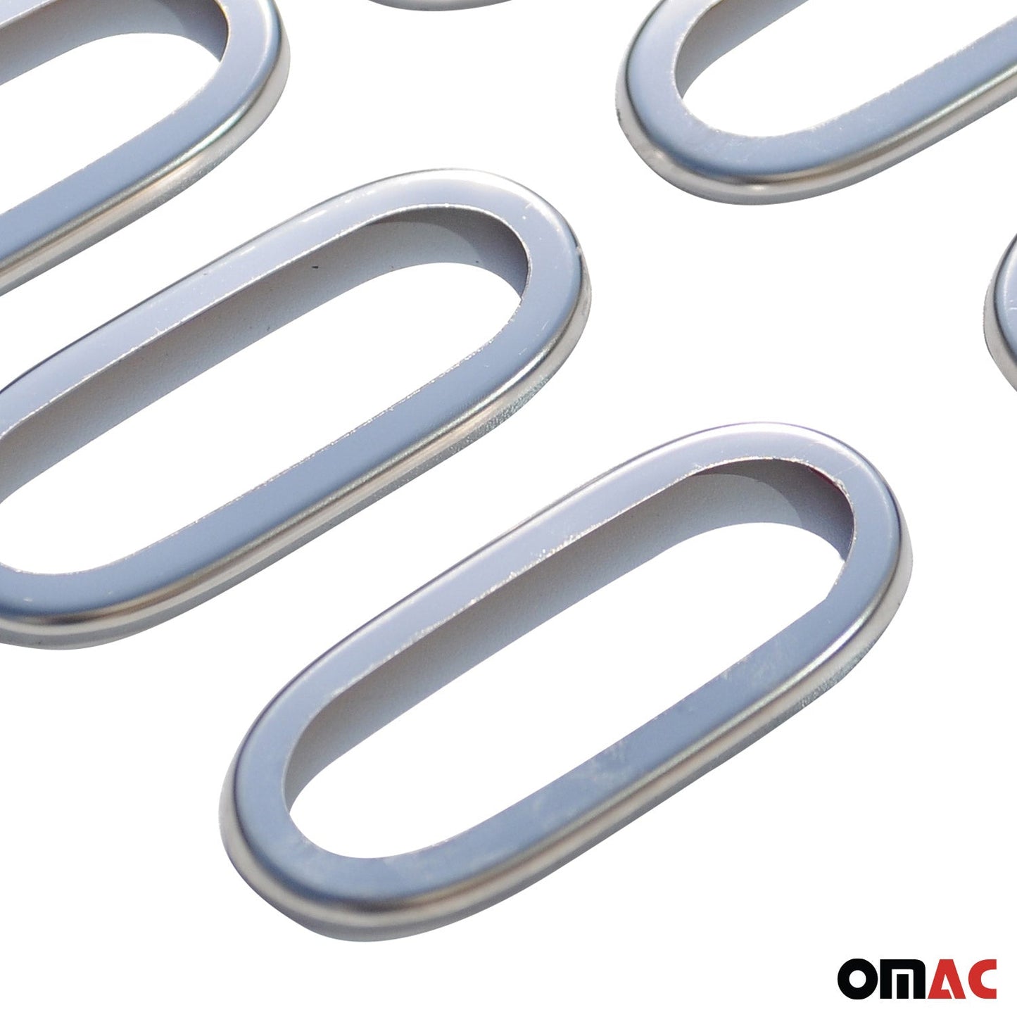 Reflektor Blenden Reflektorleiste für VW Crafter 2006-2017 Edelstahl Silber 6tlg