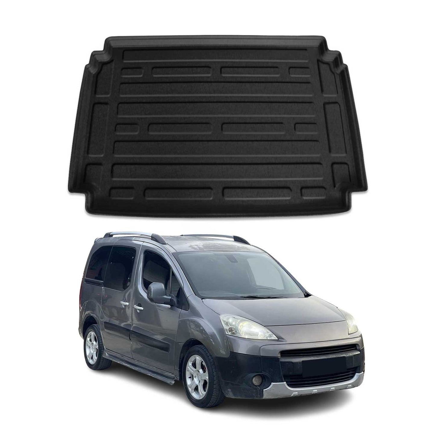 Protecție portbagaj/căptușeală pentru bagaje Peugeot Partner Tepee 2008-2015, cauciuc TPE