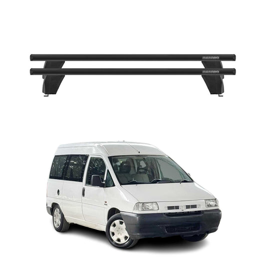 Bagażnik dachowy Menabo do Fiata Scudo 1994-2007 75 kg aluminiowy czarny 2 szt.