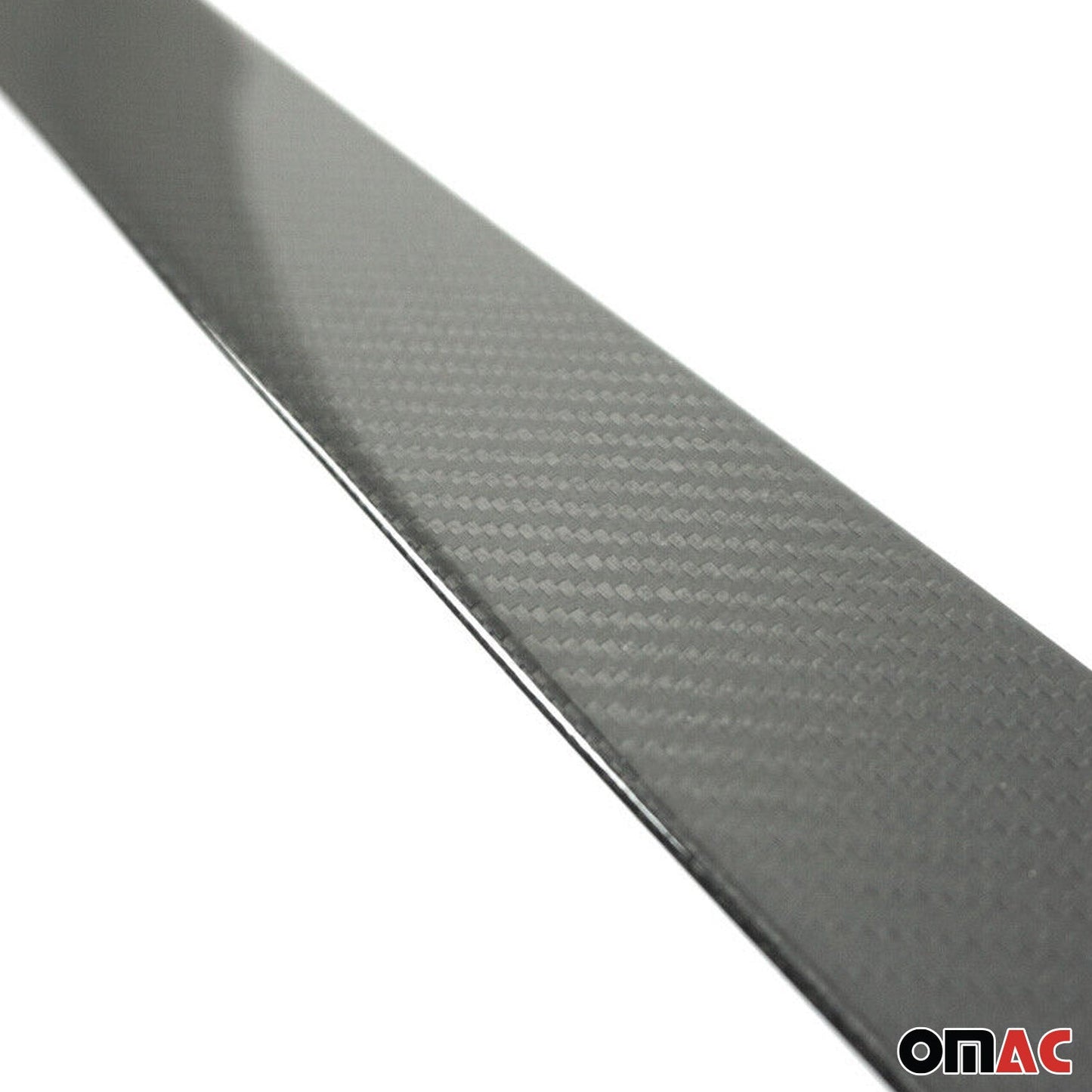 Bandă decorativă portbagaj, bandă decorativă spate pentru Jeep Renegade 2014-2024, fibră de carbon, negru, set 3 piese