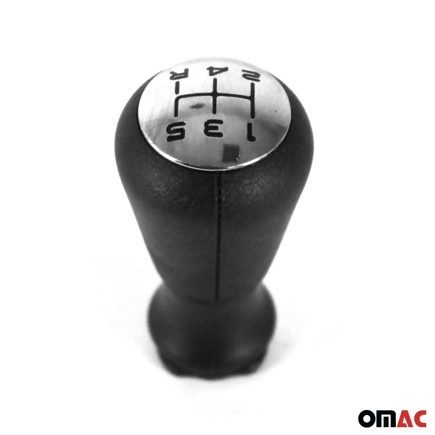 Maneta schimbătorului de viteze pentru Peugeot 206 1998-2013 cu 5 trepte, piele ecologică, neagră