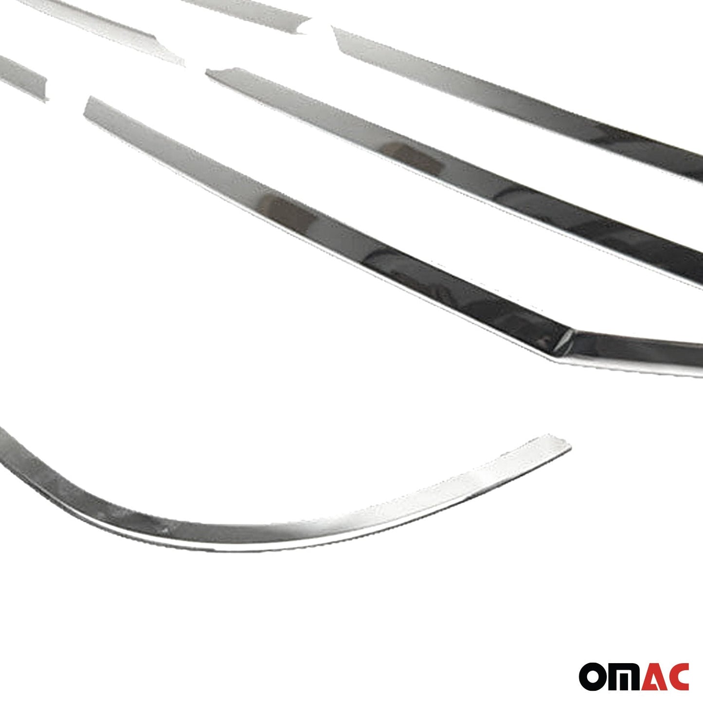 Benzi decorative grilă radiator pentru VW Crafter 2012-2017, oțel inoxidabil, argintiu, 6 bucăți