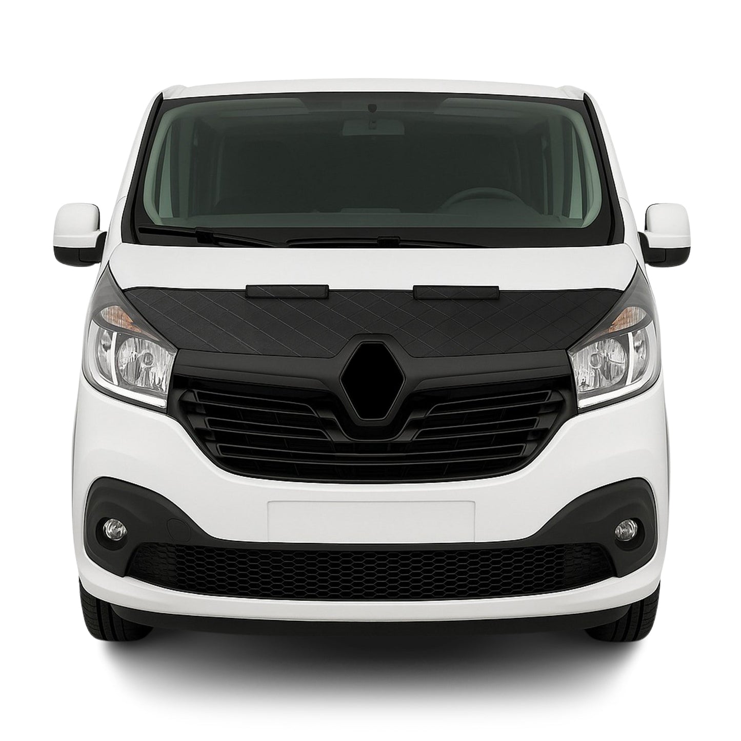 Schwarz Haubenbra Steinschlagschutz für Renault Trafic 2014-2020 Halb