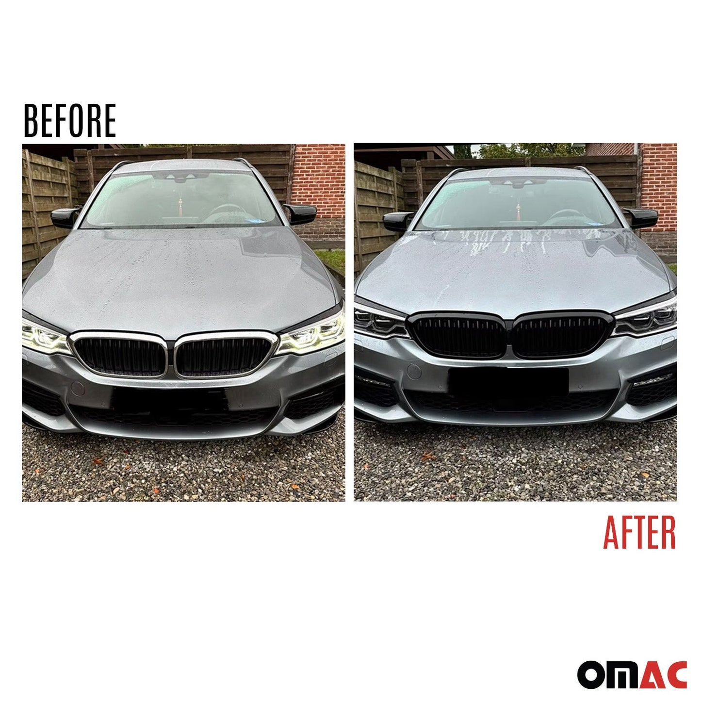 2016-2020 BMW 5er G30 G31 G38 Limo Heckspoiler Hecklippe Schwarz