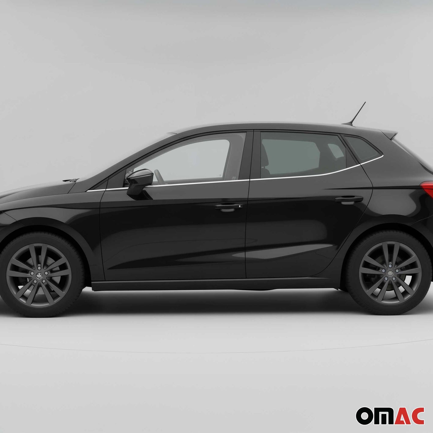 Fensterleisten Zierleisten für Seat Ibiza 2017-2025 Schrägheck 5tür Chrom 8tlg