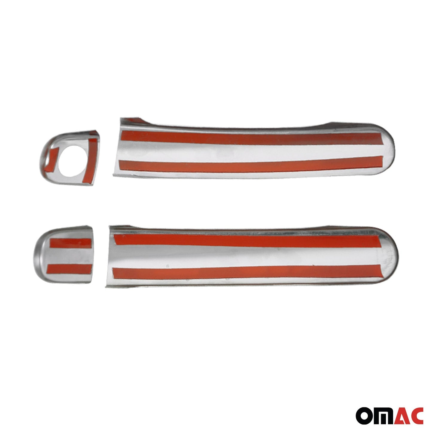 Türgriff Blende Türgriffkappen für Seat Leon / VW LUPO 1998-12 2Tür Gebürstet 4x