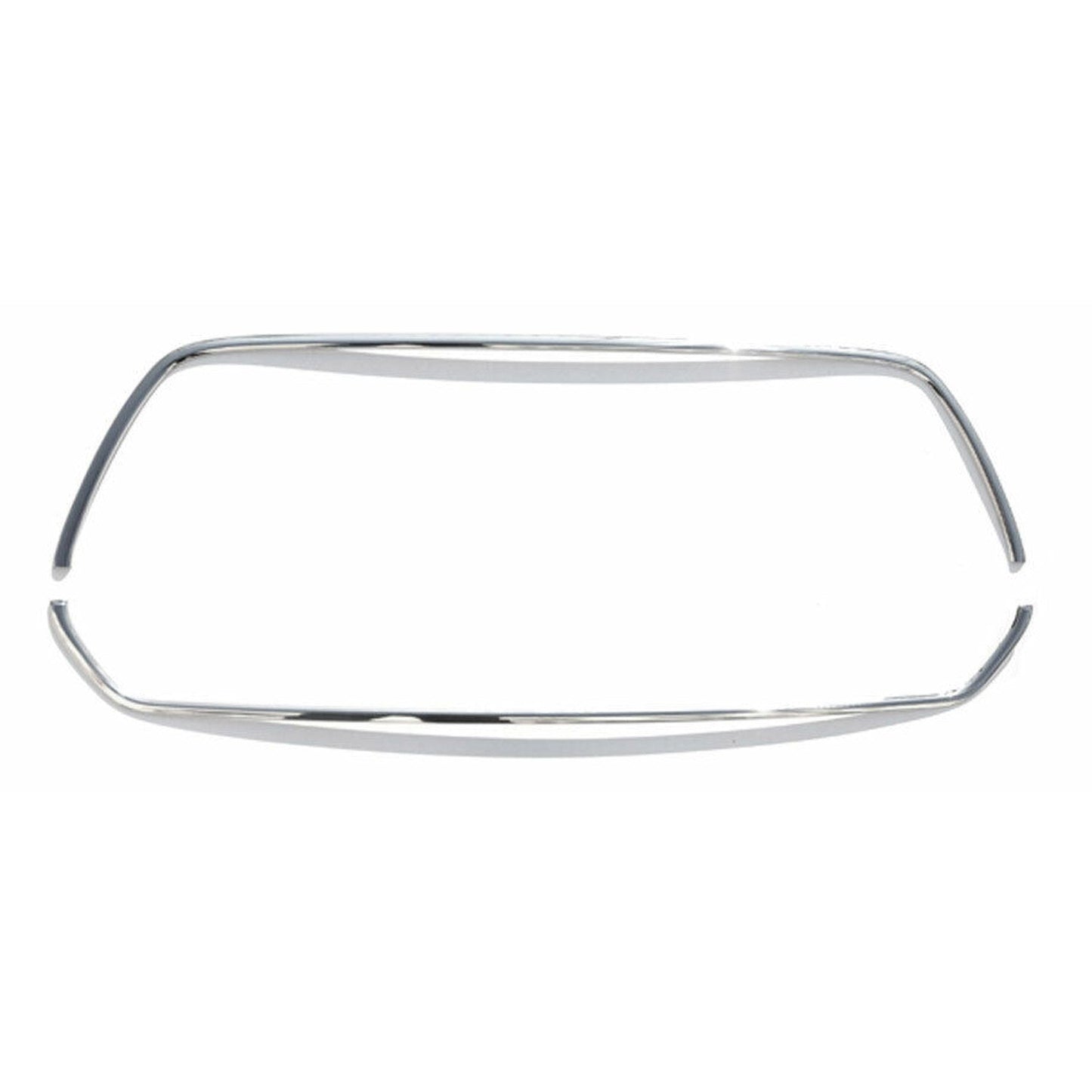 Benzi decorative grilă auto pentru Ford Transit 2014-2024, oțel inoxidabil, argintiu, 2x