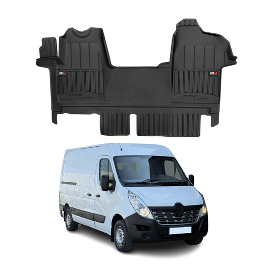 2010-2019 Renault Master Fußmatten TPE Schwarz 1 tlg
