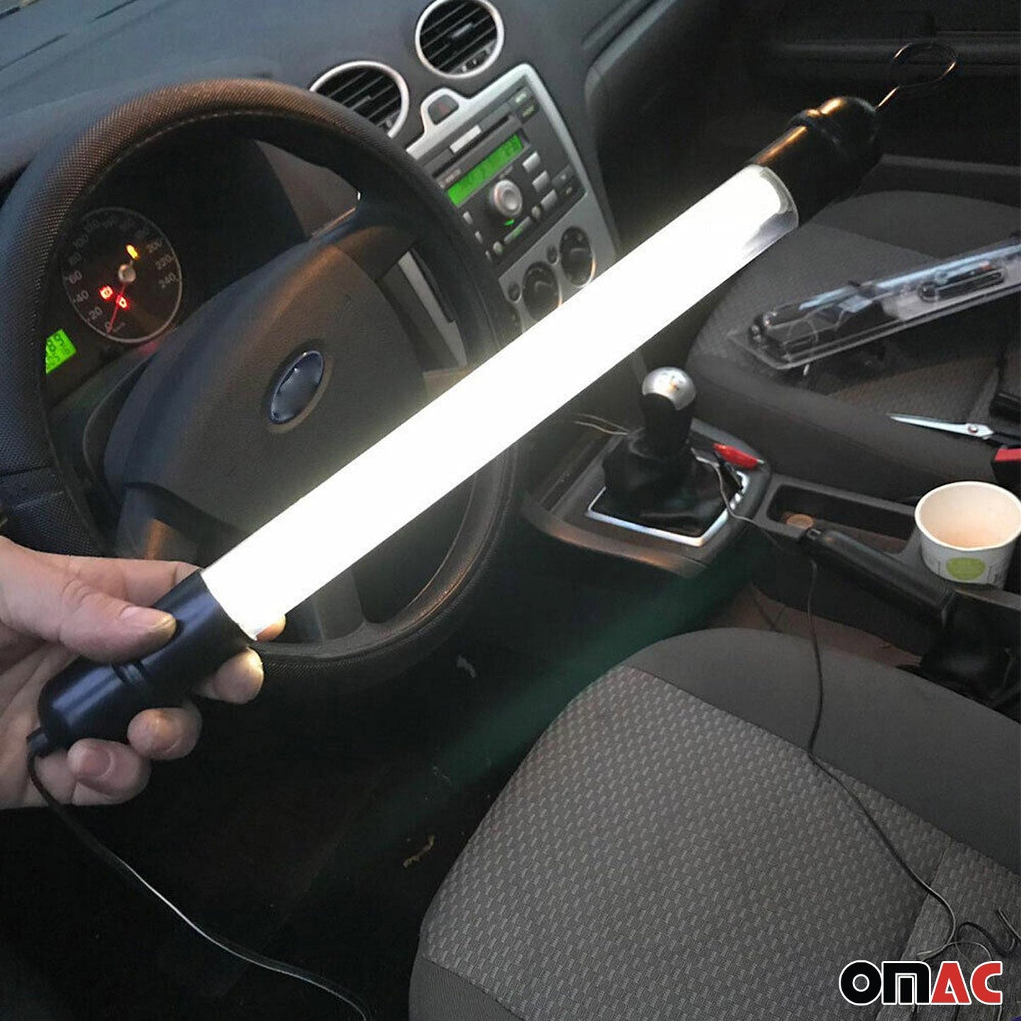 Werkstattlampe Motorhauben Handlampe Arbeitsleuchte KFZ Stablampe 8W 12V 4M