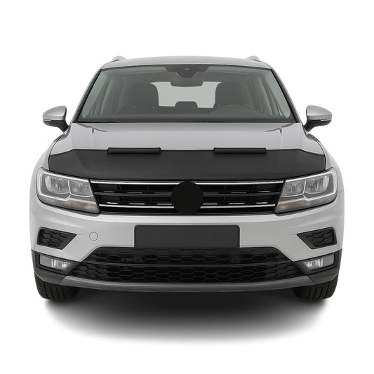 Protecție capotă anti-ciobire pentru VW Tiguan 2016-2024, jumătate neagră