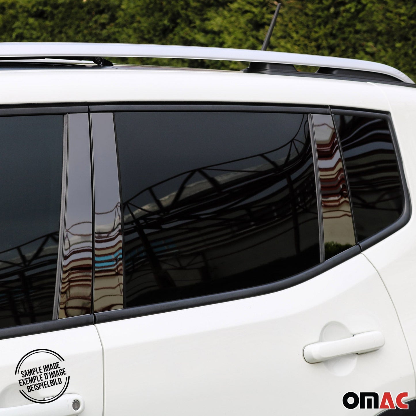 B-Säule Türsäulen Verkleidung für Honda CR-V 2012-2018 Edelstahl Dunkel 6tlg