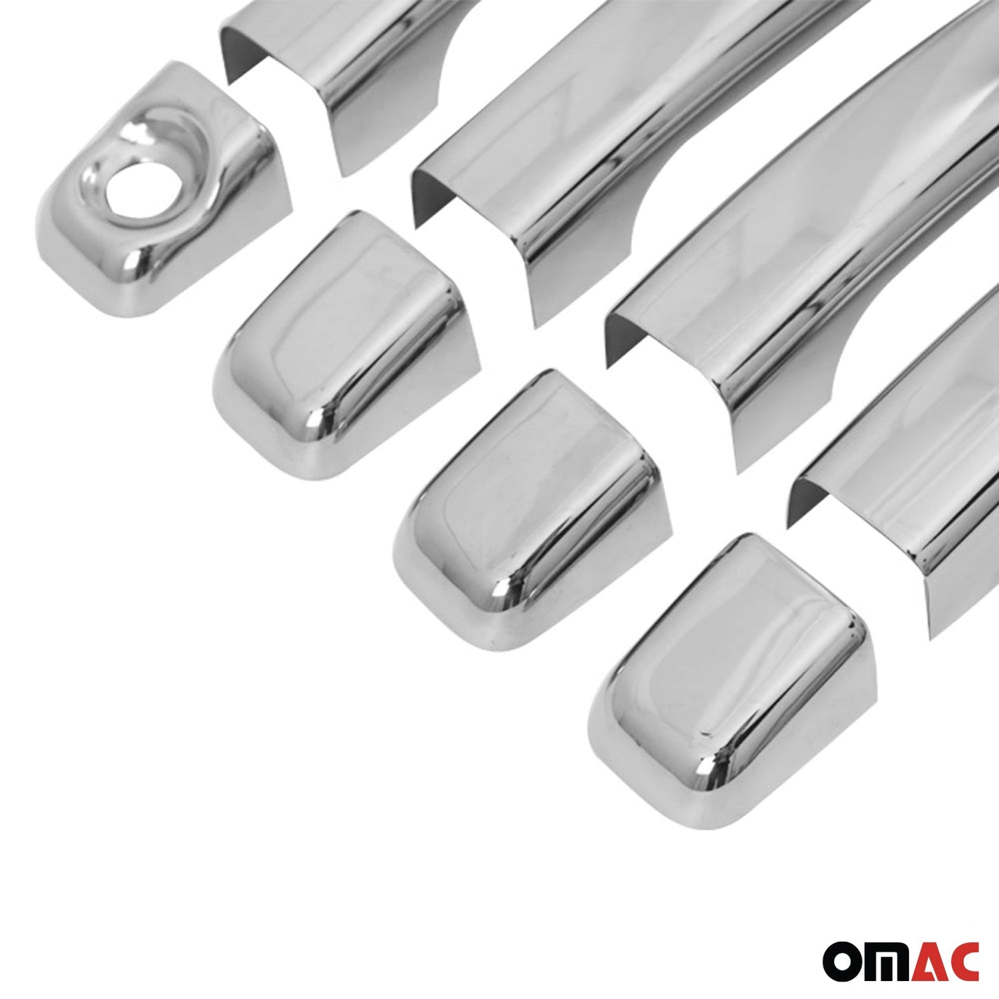 Türgriff Blende Türgriffkappen für Nissan NV400 2010-2021 4-Tür Edelstahl 8x