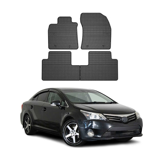 2009-2018 Toyota Avensis Fußmatten Gummi Schwarz 4 tlg