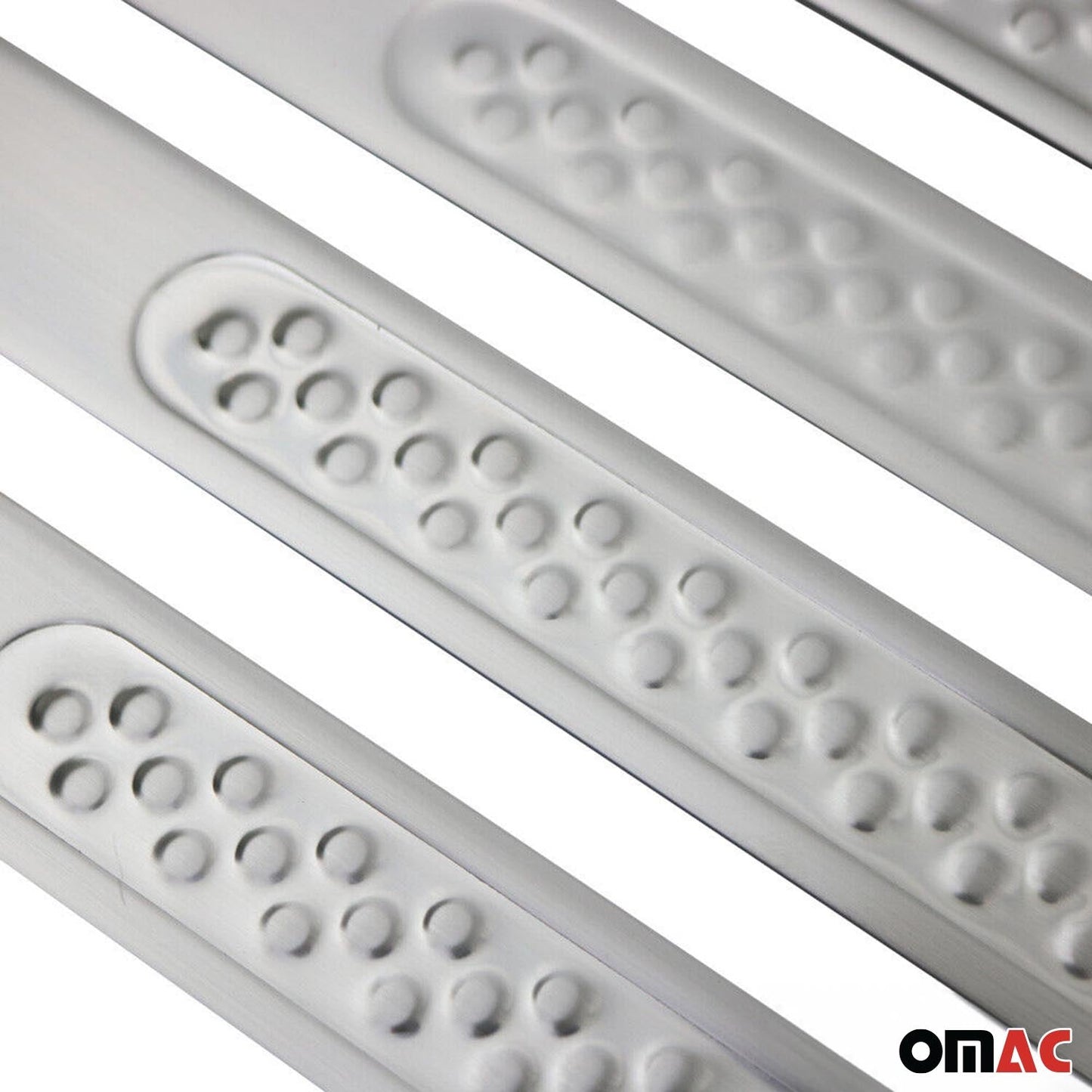 Ornamente prag uși pentru Dacia Dokker 2012-2021, oțel inoxidabil, argintiu, set 4 piese