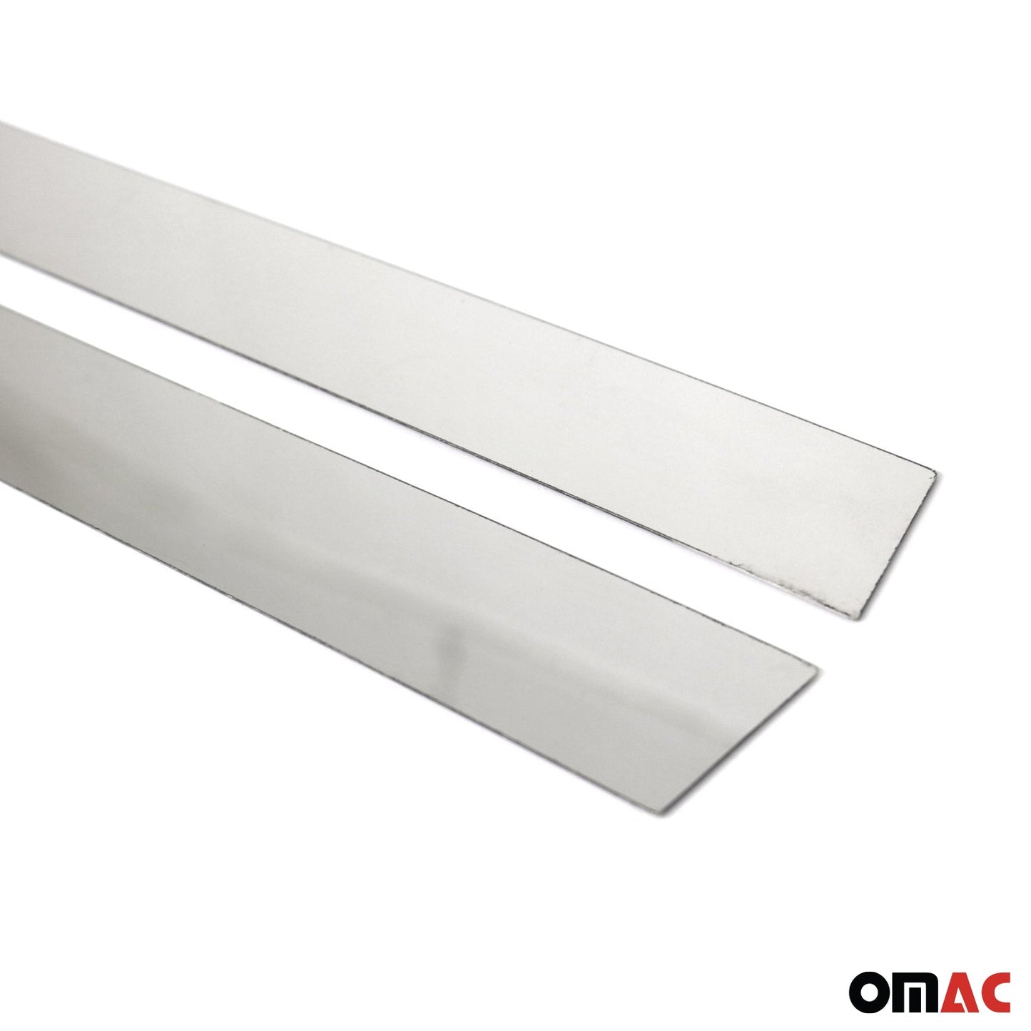 Benzi decorative pentru geamuri pentru VW Crafter 2017-2025, oțel inoxidabil cromat, set 2 piese