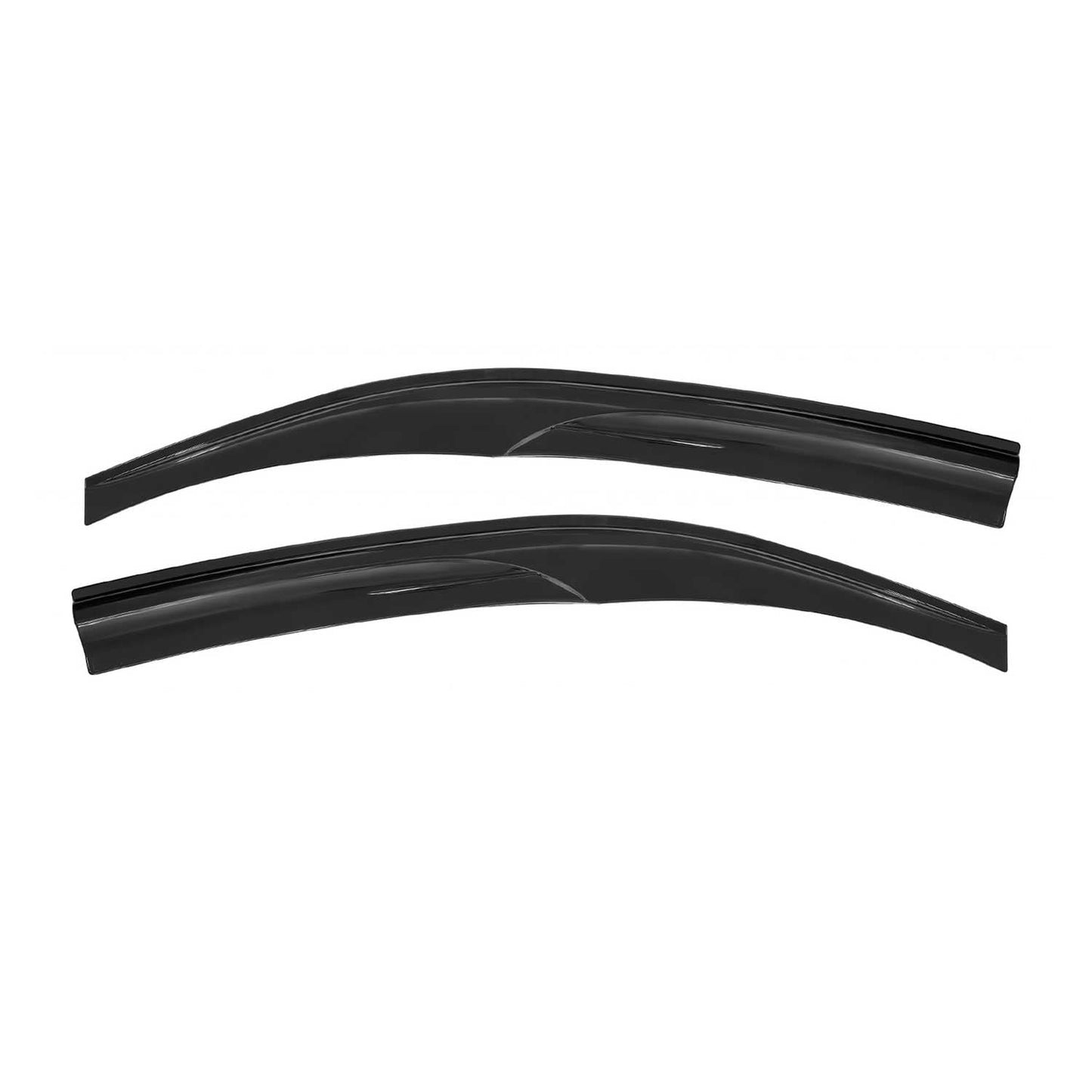 2x Windabweiser Regenabweiser für Ford Tourneo Custom 2012-2024 Acryl Dunkel