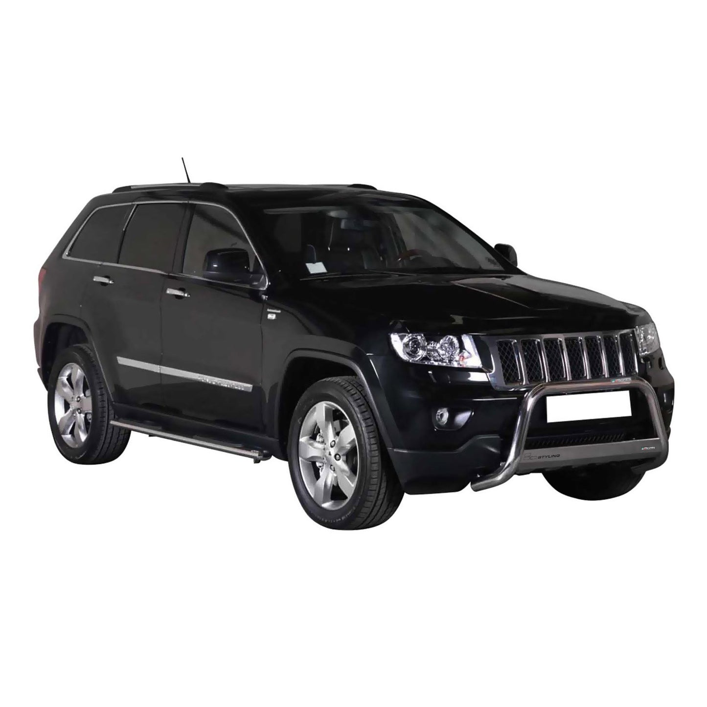 Bară de protecție/buton față pentru Jeep Grand Cherokee 2010-2013, ø63mm, oțel, argintiu