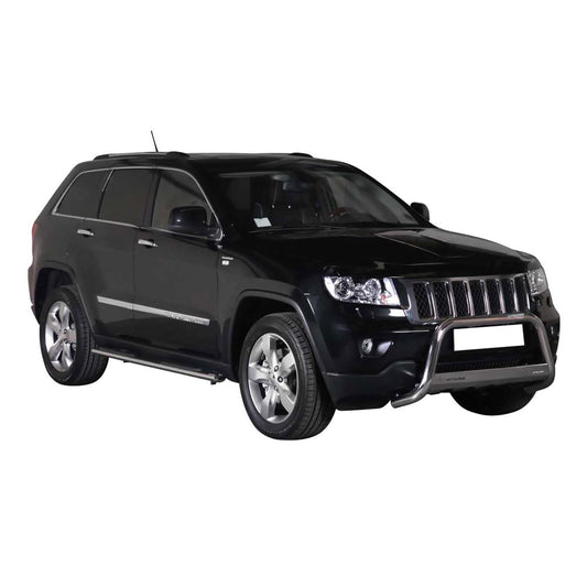 Bară de protecție/buton față pentru Jeep Grand Cherokee 2010-2013, ø63mm, oțel, argintiu