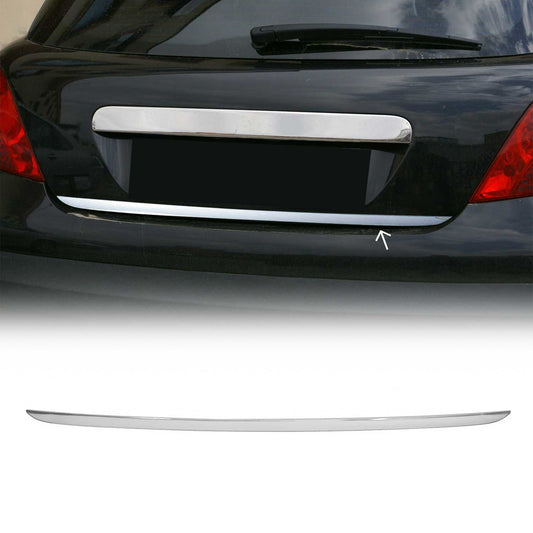 Kofferraumleiste Heckleiste für Peugeot 207 2006-2015 Untere Chrom Edelstahl