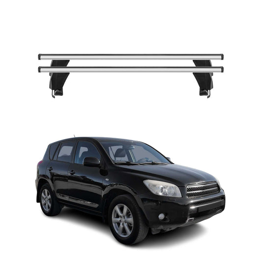 Menabo Dachträger Grundtäger für Toyota RAV4 XA30 2005-2012 50kg Alu Silber 2x